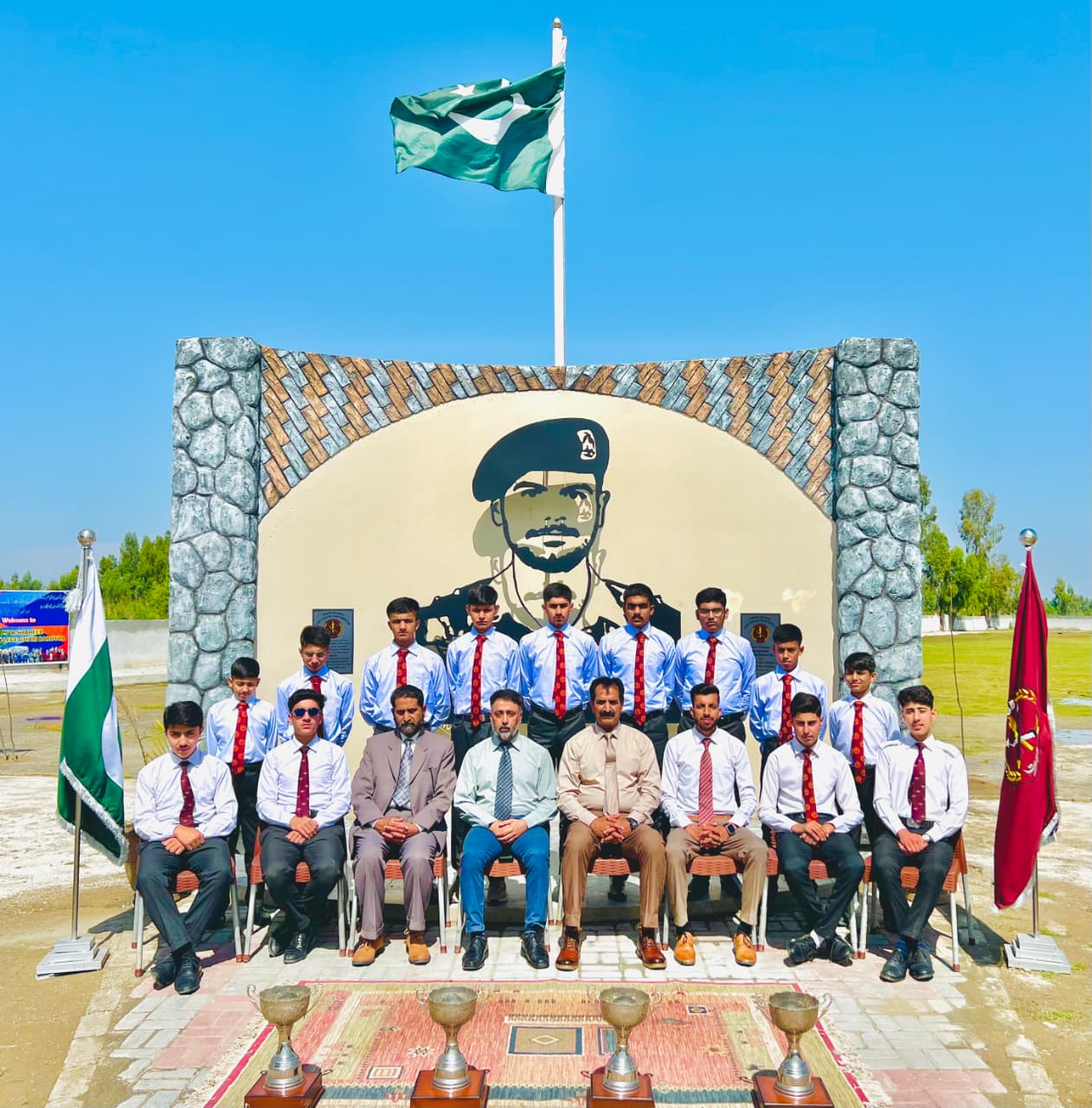 Cadets and faculty group photo