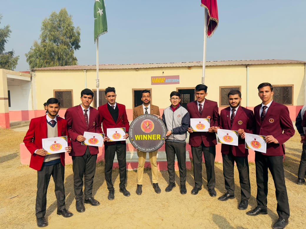 Inter-house debate winners